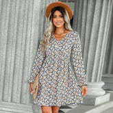 Robe pull en tricot moucheté Warm Heart